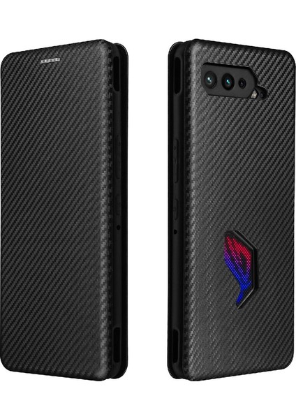 Kart Tutucu Kartı ile Asus Rog Telefon 5 Deri Folio Flip Case Için Kılıf (Yurt Dışından)