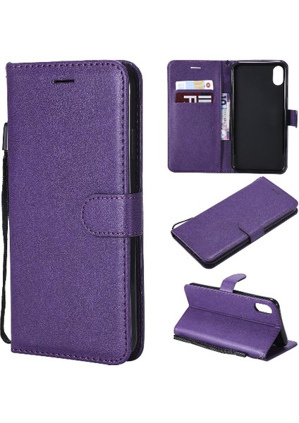 Iphone Xs Max Iş Cüzdan Telefon Kılıfı Için Flip Case Yüksek Kalite Katı (Yurt Dışından)