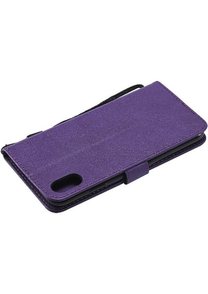 Iphone Xs Max Iş Cüzdan Telefon Kılıfı Için Flip Case Yüksek Kalite Katı (Yurt Dışından)