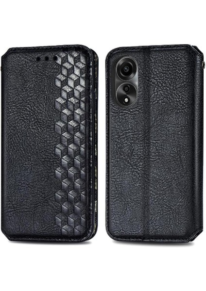 Oppo A78 4g Cüzdan Fonksiyonu Için Kılıf Deri Kılıf Zarif Iş Çevirme (Yurt Dışından)