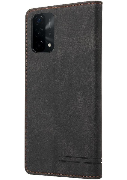 Oppo Için Kılıf A74 5G/A54 5g Iki Kart Yuvaları Kickstand Premium Deri (Yurt Dışından) fırsatları