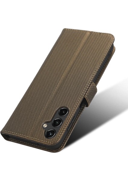 Samsung Galaxy A14 4g Için Kickstand Kart Tutucu Manyetik Cüzdan Kapak (Yurt Dışından)