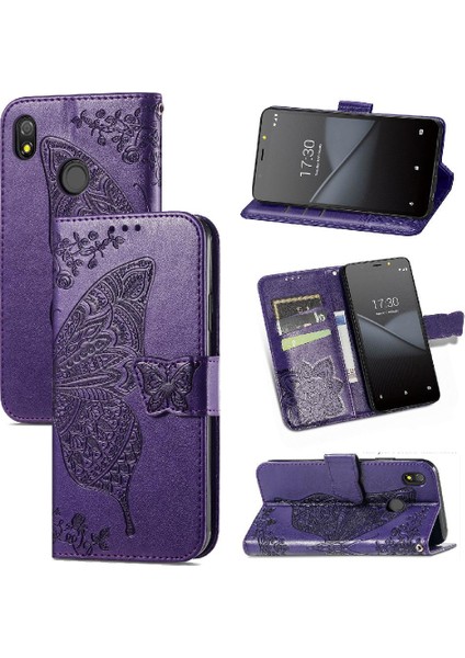 Tecno Pop 3 Cüzdan Kelebek Kanat Çok Renkli Iş Için Kılıf (Yurt Dışından)