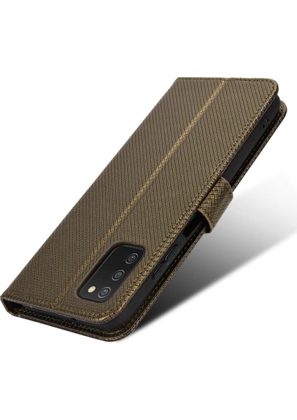 Samsung Galaxy A03S Kickstand Manyetik Cüzdan Kapak Kart Tutucu (Yurt Dışından)