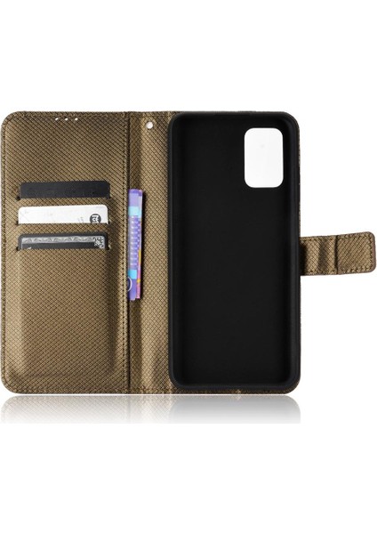 Samsung Galaxy A03S Kickstand Manyetik Cüzdan Kapak Kart Tutucu (Yurt Dışından)