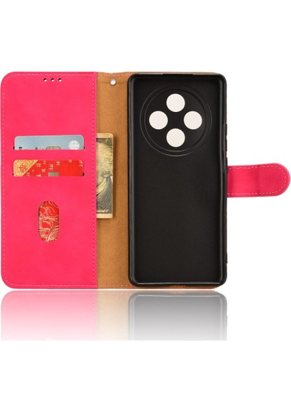 Oppo A3 Pro 5g Kart Ekleme Deri Için Kılıf Folio Flip Case Kapak (Yurt Dışından)