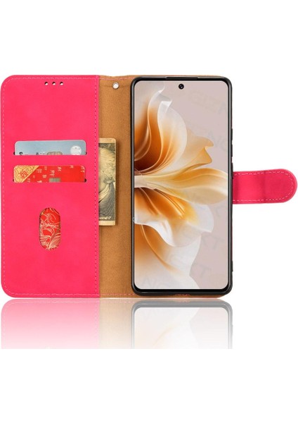 Oppo A3 Pro 5g Kart Ekleme Deri Için Kılıf Folio Flip Case Kapak (Yurt Dışından)