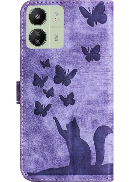 Xiaomi Poco C65 Flip Folio Tutucu Kapak Kart Cep Cüzdan (Yurt Dışından) modelleri