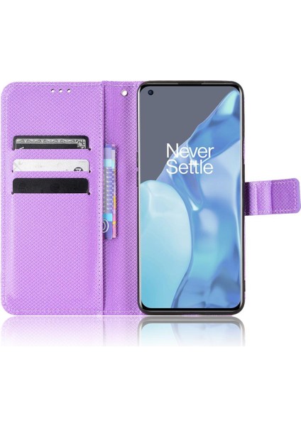 Oneplus 9 Için Kılıf Pro Kart Tutucu Manyetik Cüzdan Kickstand Kapak (Yurt Dışından)