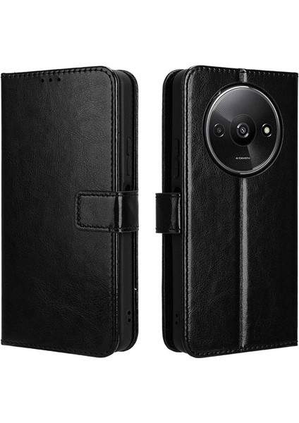 Xiaomi Poco C61 Cüzdan Kapak Çevirin Manyetik Kart Tutucu (Yurt Dışından)