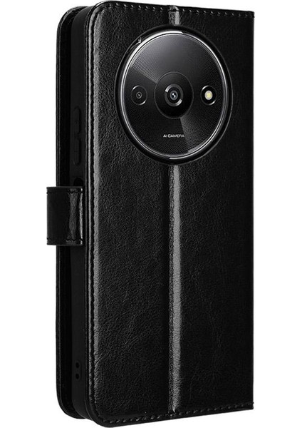Xiaomi Poco C61 Cüzdan Kapak Çevirin Manyetik Kart Tutucu (Yurt Dışından)