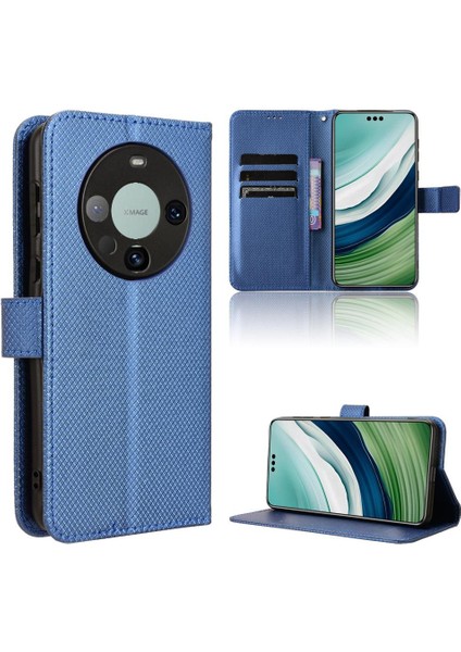 Huawei Mate 60 Pro 5g Için Kılıf Manyetik Cüzdan Kart Tutucu Kickstand Kapak (Yurt Dışından)