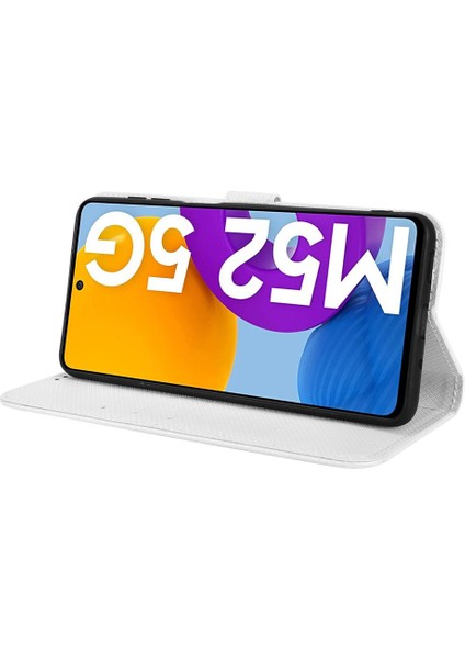 Samsung Galaxy M52 5g Kickstand Manyetik Cüzdan Kart Tutucu Kapak (Yurt Dışından)