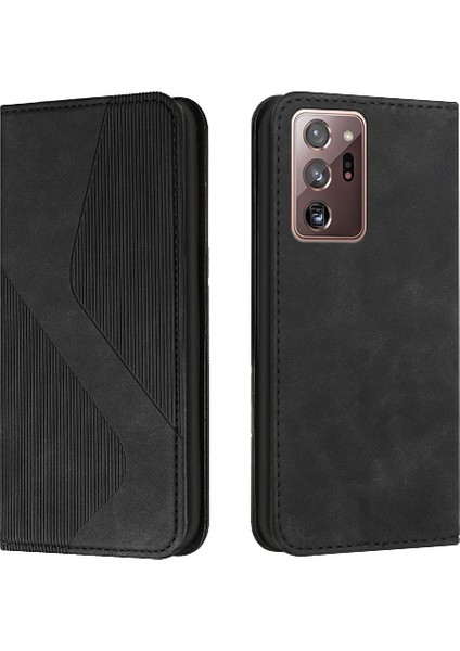 Samsung Galaxy Not 20 Için Kılıf Ultra Kart Yuvaları Tutucu Folio Kapak Pu (Yurt Dışından)