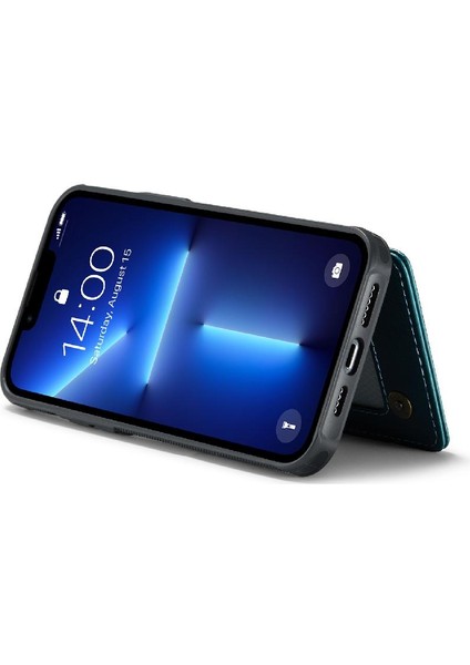 IPhone 13 Pro Max Ince Darbeye Vaka Rfıd Kart Için Caseme Cüzdan Kılıf (Yurt Dışından)