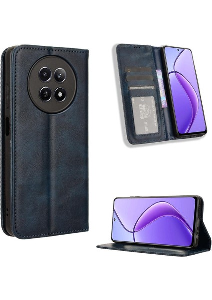 Realme 12 5g Pu Deri Manyetik Kapatma Cüzdan Için Kılıf (Yurt Dışından)