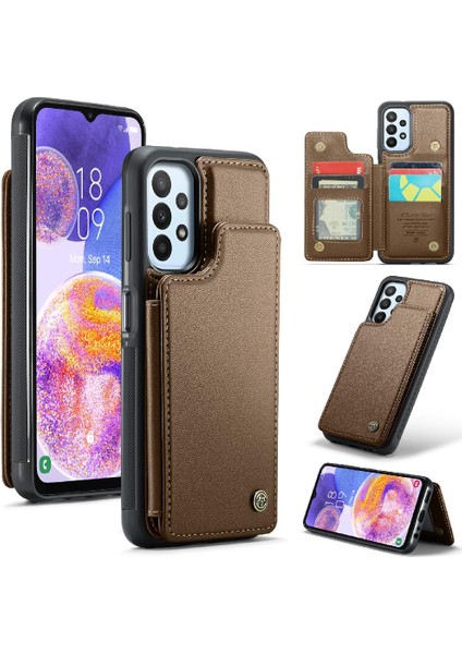 Samsung Galaxy A23 4g/5g Kart Tutucu Pu Deri Için Caseme Cüzdan Kılıf (Yurt Dışından)