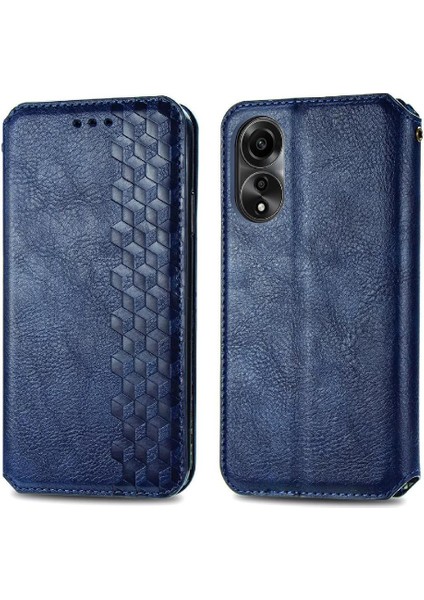 Oppo A78 4g Cüzdan Fonksiyonu Için Kılıf Deri Kılıf Zarif Iş Çevirme (Yurt Dışından)