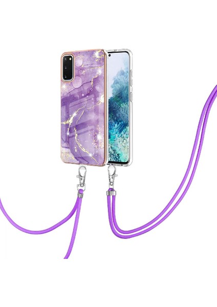 Samsung Galaxy S20 5g Crossbody Kordon Askısı Mermer Anti-Scratch Için Kılıf (Yurt Dışından) modelleri