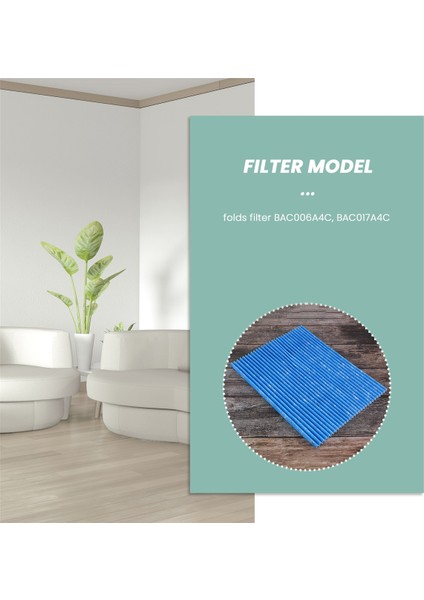 Hava Temizleme Filtresi Ekranı MC70KMV2 MCK57LMV2 BAC006A4C Pileli Filtre Elemanı Için Uygundur (Yurt Dışından)