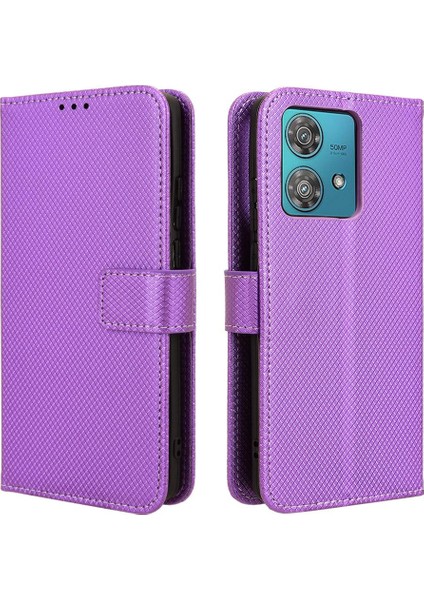 Motorola Kenar 40 Neo 5g Için Kılıf Kickstand Kart Tutucu Manyetik Cüzdan (Yurt Dışından) fırsatları