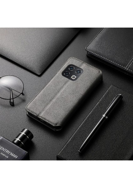 Oneplus 10 Pro Için Kılıf Moda Tasarım Deri Kılıf Cüzdan Fonksiyonu Çevirin (Yurt Dışından) fırsatları