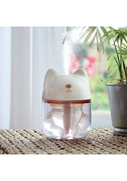 150ML Ultrasonik Hava Nemlendirici Aromalı Uçucu Yağ Difüzör Ev Araba Için USB Sisleyici Mist Maker ile LED Gece Lambası Açık Mavi (Yurt Dışından)