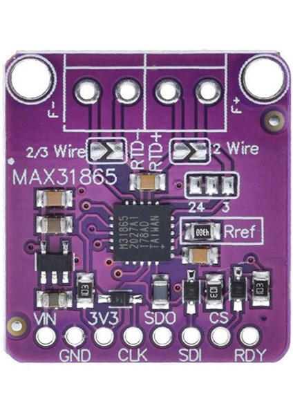 MAX31865 PT100/PT1000 Rtd-Dijital Dönüştürücü Kartı Sıcaklık Termokupl Sensörü Amplifikatör Modülü 3.3 V/5 V (Yurt Dışından)