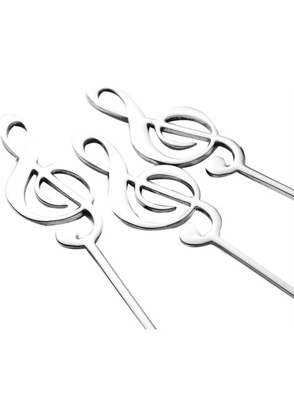 18 Paket Sevimli Çay Kaşığı Paslanmaz Çelik Müzik Notasyonu Şekilli Kahve Kaşığı Tatlı Kek Dondurma Şeker Kaşığı (Yurt Dışından) indirimleri