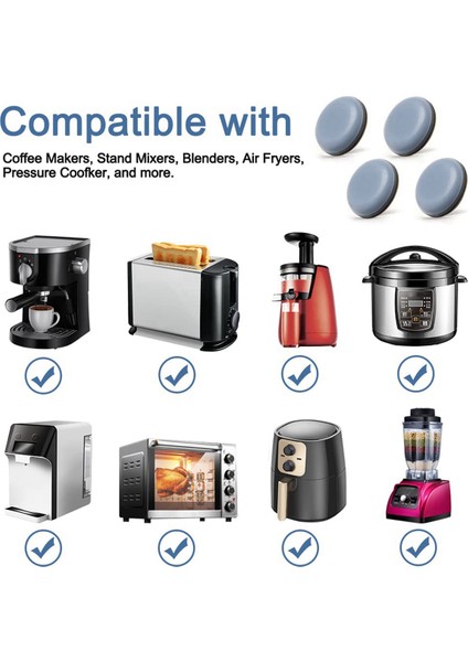 Tezgah Için 24 Adet Mutfak Aletleri Kaydırıcıları, Çoğu Kahve Makinesiyle Uyumlu Yapışkan Kayar Tepsi, Hava Fritözleri (Yurt Dışından) modelleri