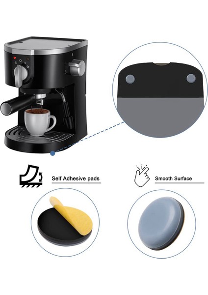 Tezgah Için 24 Adet Mutfak Aletleri Kaydırıcıları, Çoğu Kahve Makinesiyle Uyumlu Yapışkan Kayar Tepsi, Hava Fritözleri (Yurt Dışından) fırsatları