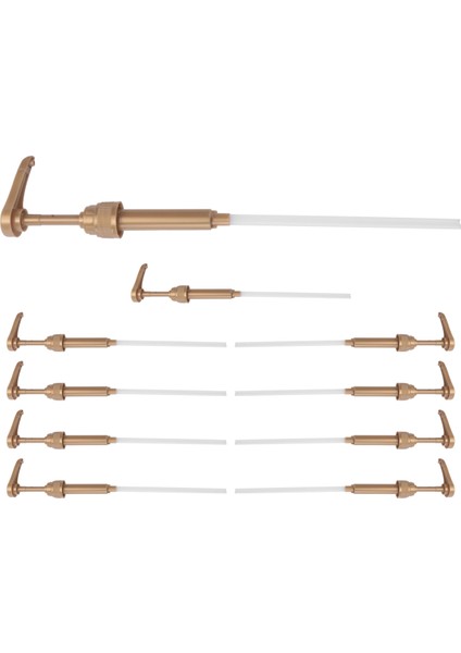 10 Adet Kahve Süt Çay Dağıtıcı Şurup Pompası Altın Sıvı Dağıtıcı Şurubu 8 ml Meyve Suyu Şişesi Dağıtıcı Pompası (Yurt Dışından) fırsatları