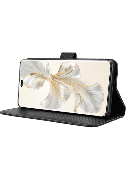 Onur Için Kılıf 100 Pro 5g Kickstand Manyetik Cüzdan Kart Tutucu Kapak (Yurt Dışından) fırsatları