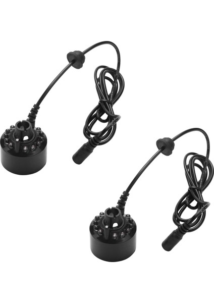 2x 12 LED Ac 100-240 V Endüstriyel Kuluçka Nemlendirici Duman Makinesi Gölet Ultrasonik Buğu Yapıcı Ab Tak (Yurt Dışından)