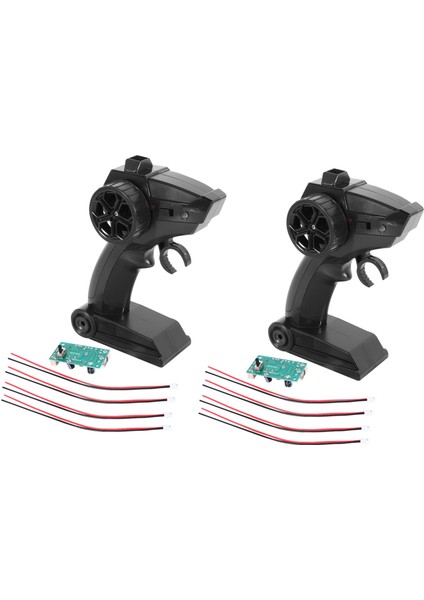 2x 2.4g 4 Kanal Kablosuz Rc Verici Alıcı Radyo Uzaktan Kumanda Alıcı Kurulu ile Rc Arabalar Tekneler Için (Yurt Dışından)
