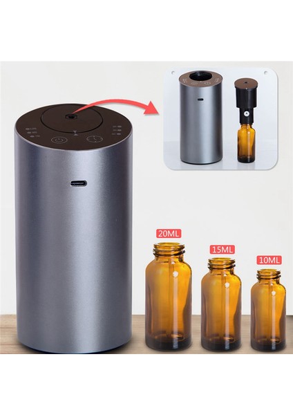Uçucu Yağ Difüzörü Araba Oda Parfümü Aroma Susuz USB Otomatik Aromaterapi Ev Yoga E Için Şarj Edilebilir (Yurt Dışından)
