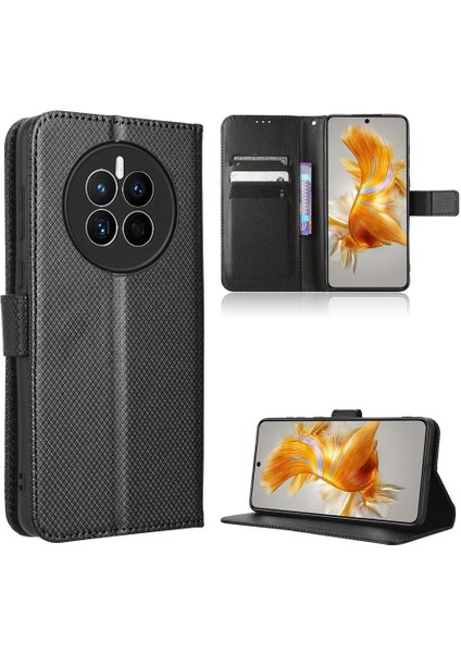 Huawei Mate 50 Için Kılıf Manyetik Cüzdan Kart Tutucu Kapak Kickstand (Yurt Dışından)