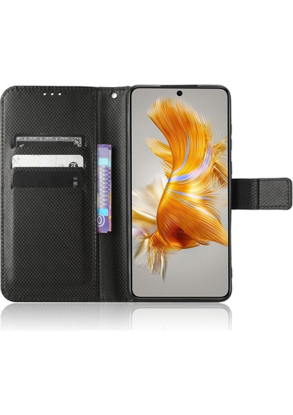 Huawei Mate 50 Için Kılıf Manyetik Cüzdan Kart Tutucu Kapak Kickstand (Yurt Dışından)