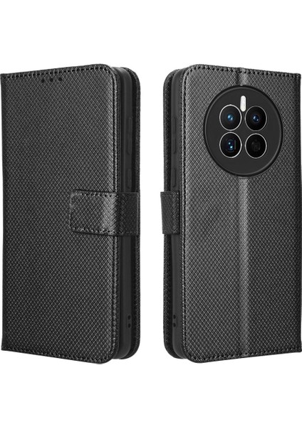 Huawei Mate 50 Için Kılıf Manyetik Cüzdan Kart Tutucu Kapak Kickstand (Yurt Dışından)
