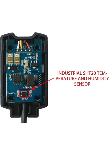 MD01 Sıcaklık ve Nem Verici SHT20 Sensör Endüstriyel Sınıf Sıcaklık ve Nem Izleme (Yurt Dışından)