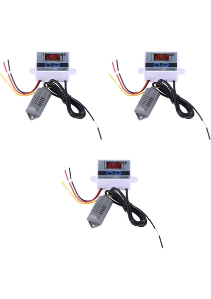 3x Dijital Nem Kontrol Cihazı Higrometre Nem Kontrol Anahtarı Nem Sensörü AC220V ile 0-99%rh Higrostat (Yurt Dışından) fiyatları