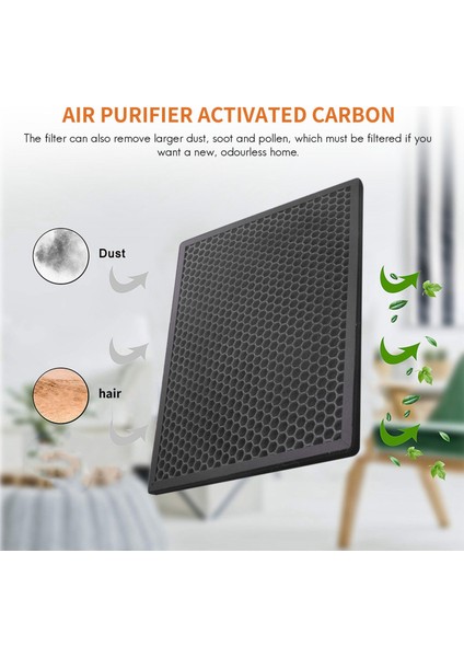 Hava Temizleme Cihazları Için Aktif Karbon Yedek Filtre AC2889/10, AC288710, AC2882/10,AC3829/10, FY2422 FY2420 (Yurt Dışından)