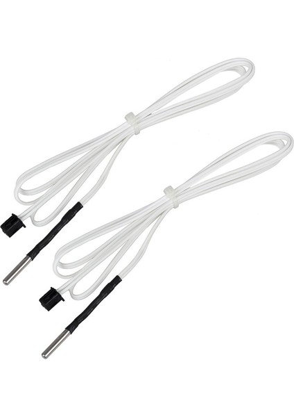 2x 3D Yazıcı Parçaları HT-NTC100K Termistör Sıcaklık Sensörü Yüksek Sıcaklık Filamenti Için 350 Derece B3950 1 M (Yurt Dışından)