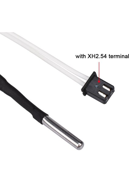 2x 3D Yazıcı Parçaları HT-NTC100K Termistör Sıcaklık Sensörü Yüksek Sıcaklık Filamenti Için 350 Derece B3950 1 M (Yurt Dışından) fırsatları