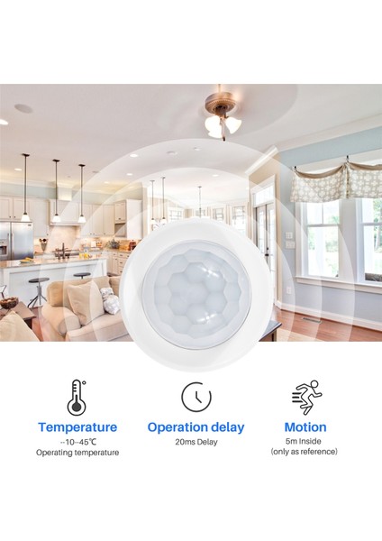 Hareket Vücut Sensörü Zigbee 3.0 Tuya Mini Akıllı Insan Hareketi Pır Dönüştürücü Akıllı Yaşam Ev Kablosuz Bağlantı Işığı (C) (Yurt Dışından) fırsatları