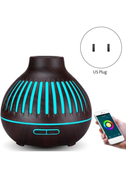 Elektrikli Aroma Hava Difüzörü Ahşap Tahıl Ultrasonik Hava Nemlendirici Uçucu Yağ Aromaterapi Mist Maker Abd Plug (Yurt Dışından) fiyatları