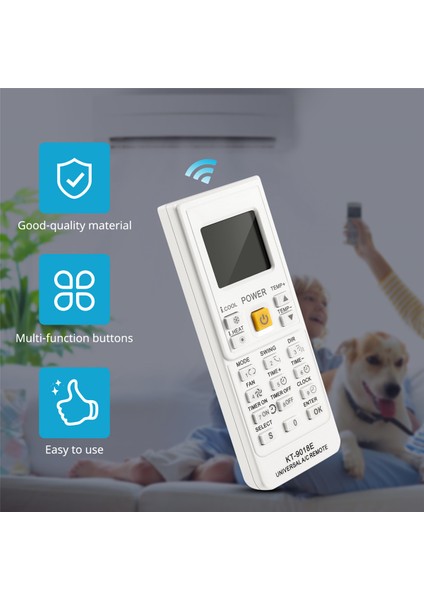 Aux KT-9018E Için Klima Evrensel Uzaktan Kumanda (Yurt Dışından) indirimleri