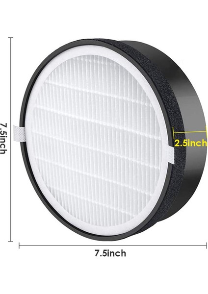 Hava Temizleme Cihazı Için 2x Yedek Filtre -H132, Gerçek Hepa ve Aktif Karbon Filtreler (Yurt Dışından)