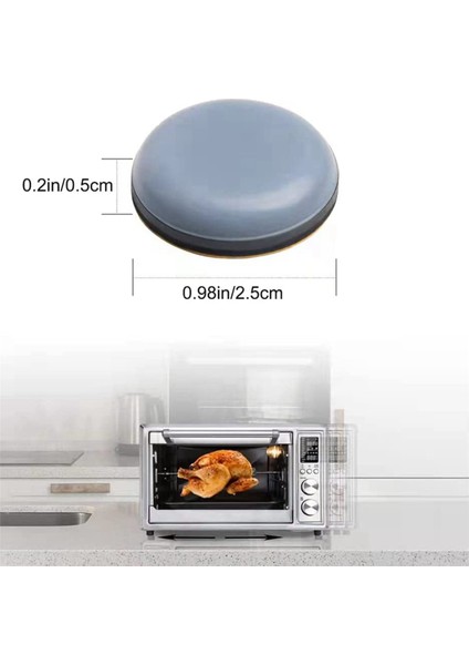 16 Paket Mutfak Aletleri Kaydırıcılar, Kahve Makineleri Için 25MM Yapışkanlı Sihirli Ptfe Kaydırıcılar, Mikser, Hava Fritözleri, Düdüklü Tencere (Yurt Dışından) indirimleri