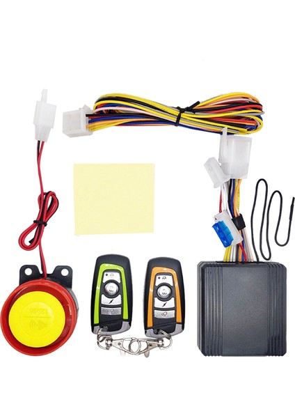 12V Motosiklet Bisiklet Güvenlik Alarm Sistemi Motosiklet Bisiklet Scooter Uzaktan Kumanda Anti-Hırsızlık (Yurt Dışından)